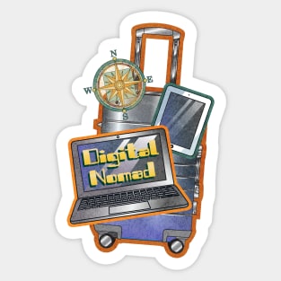 Digital Nomad Sticker